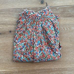 Mock Neck Ruffle Top